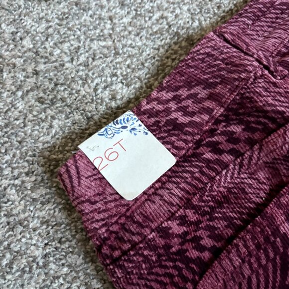 Anthropologie Purple Flare Pants - Picture 5 of 5